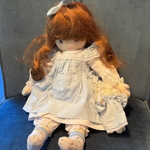 April by Pauline Doll with Red Hair and Blue Outfit